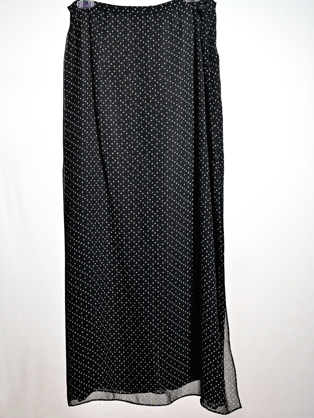 Black Polka Dot Maxi Skirt - Chic Women’s Skirt